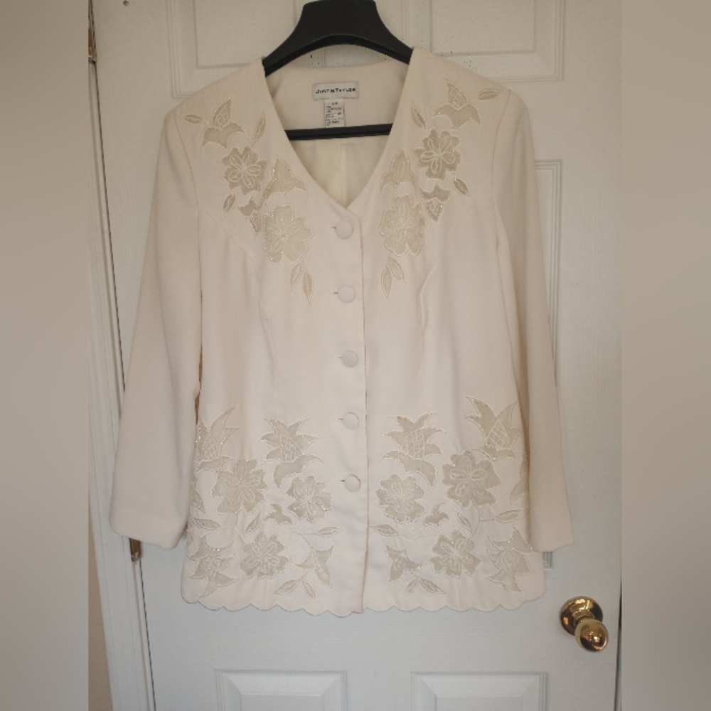 Justin Taylor 2 Piece Skirt Set Size 16W